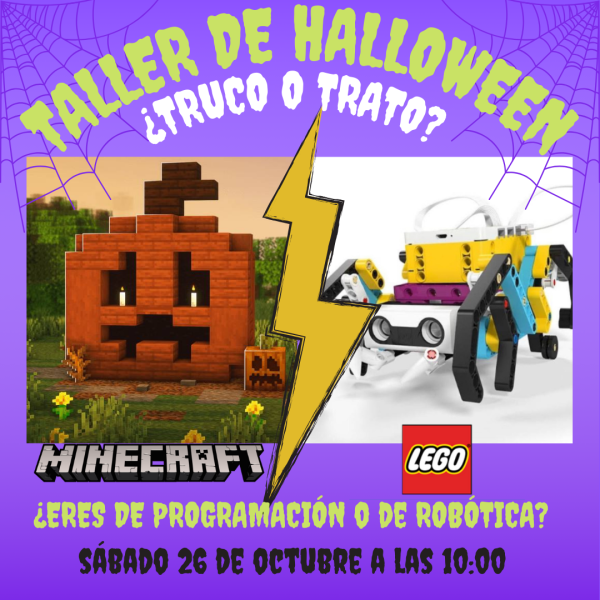 robotica con lego y programacion con minecraft